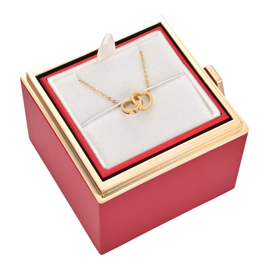 Rose Box - Collana con Incisione Nome