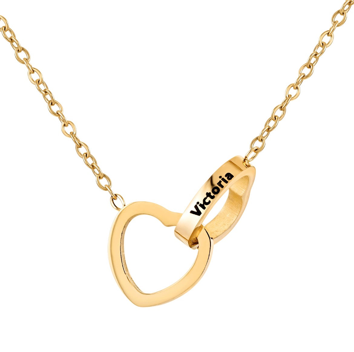 Rose Box - Collana con Incisione Nome
