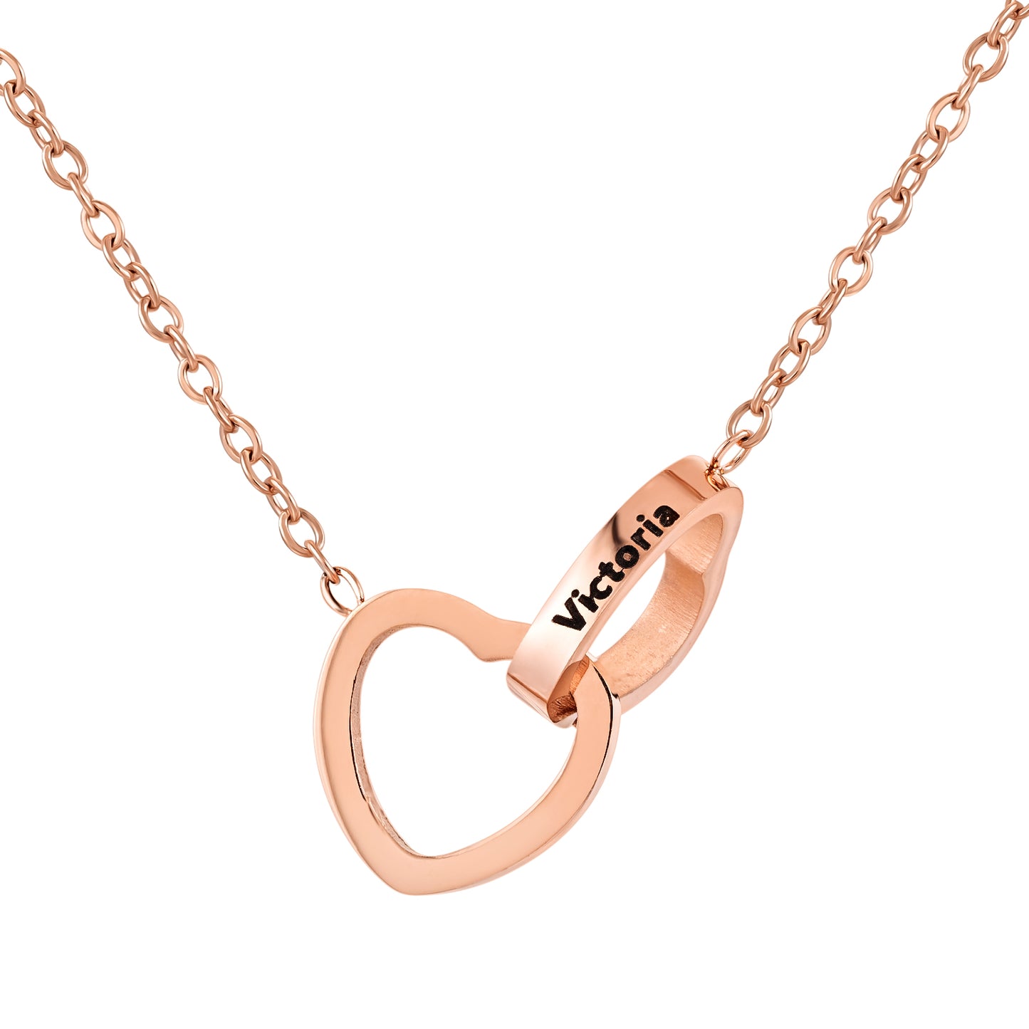 Rose Box - Collana con Incisione Nome