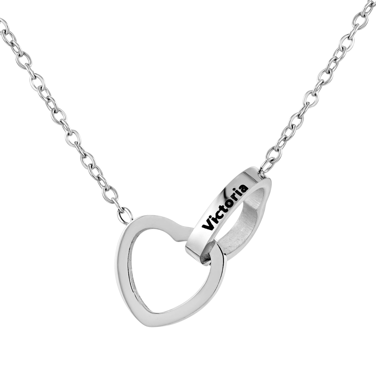 Rose Box - Collana con Incisione Nome